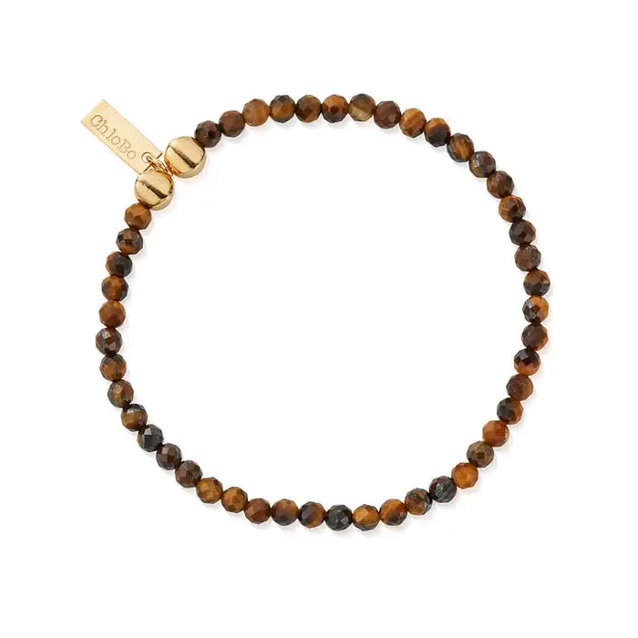 Chlobo Man - Men's Gold Tiger's Eye Bracelet Resilience & Endurance