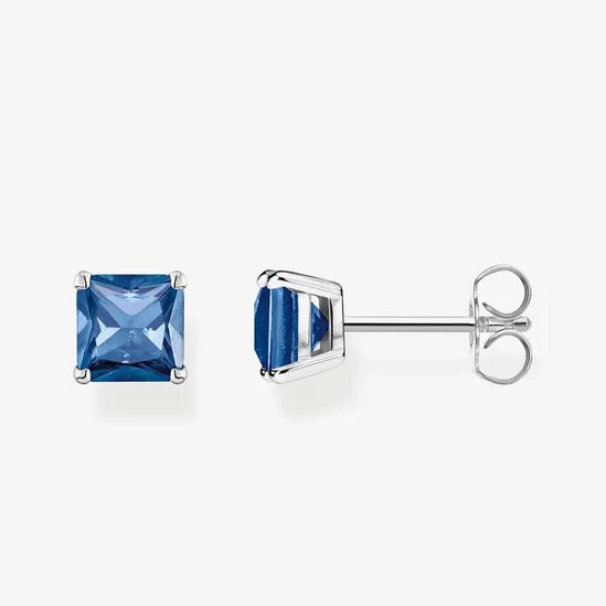 Thomas Sabo Blue Stone Silver ear Studs