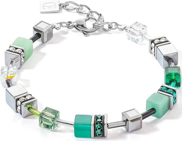 Coeur de Lion Bracelet GeoCUBE® Iconic Precious Sea Green