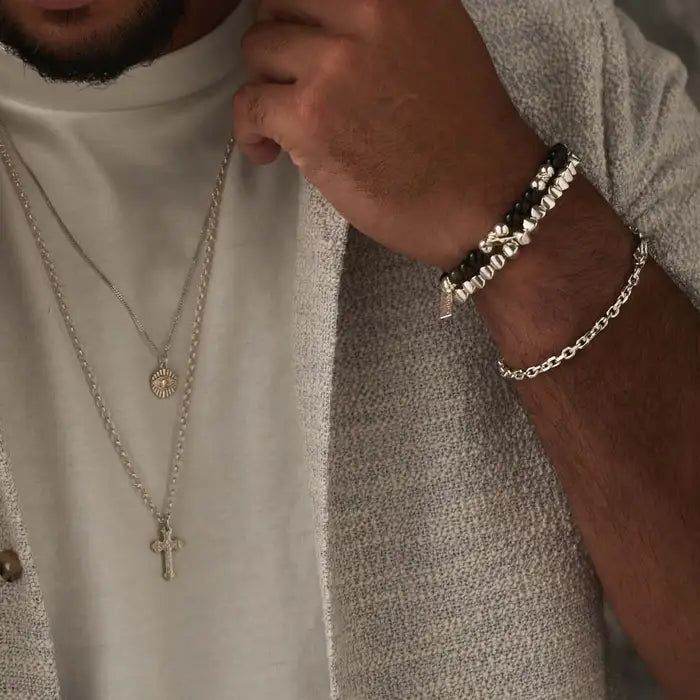 Chlobo Man - Men's Anchor Chain Bracelet Layering Bracelet