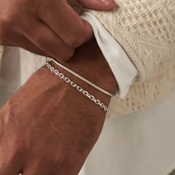 Chlobo Man - Men's Anchor Chain Bracelet Layering Bracelet