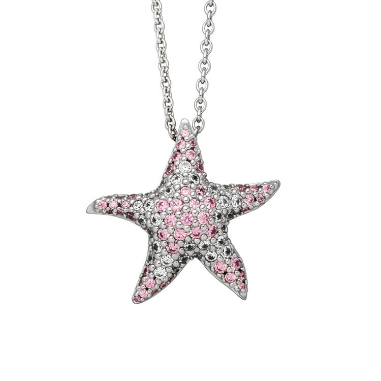 Viventy Stirling Silver Starfish Necklace