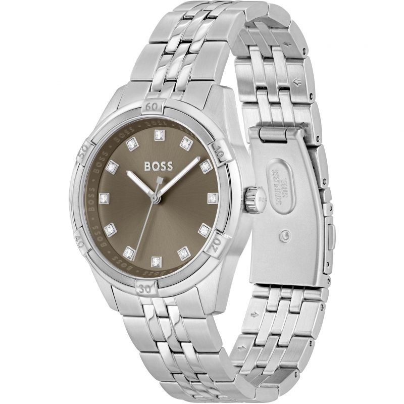 Ladies BOSS Rhea Stainless Steel Bracelet Watch