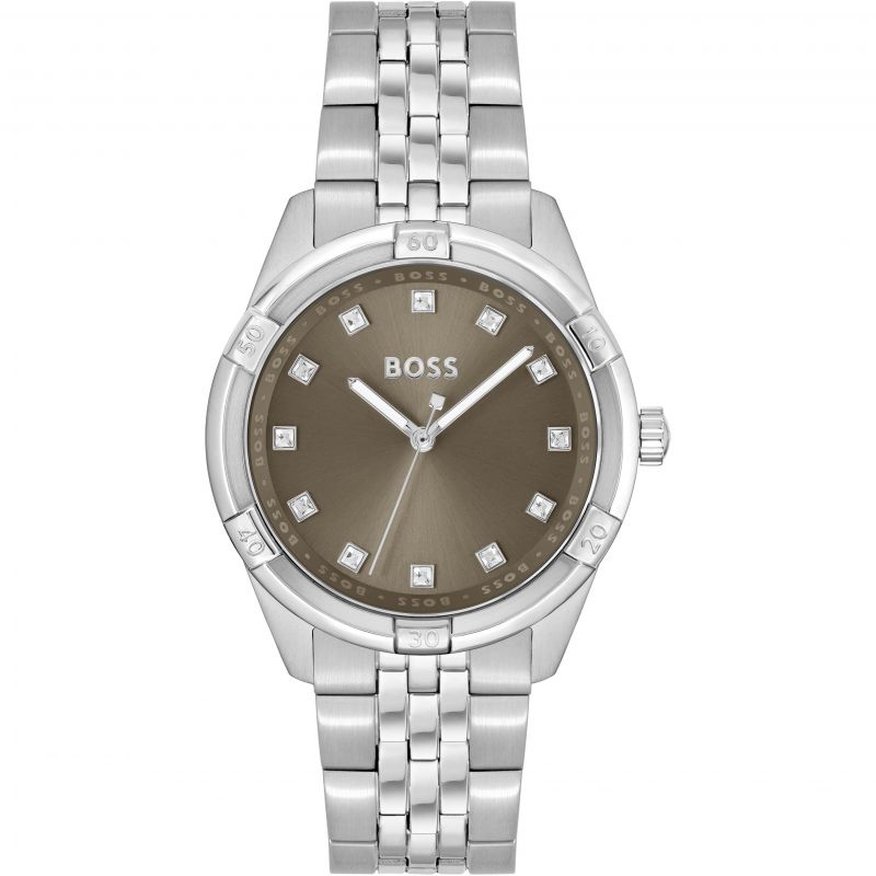 Ladies BOSS Rhea Stainless Steel Bracelet Watch