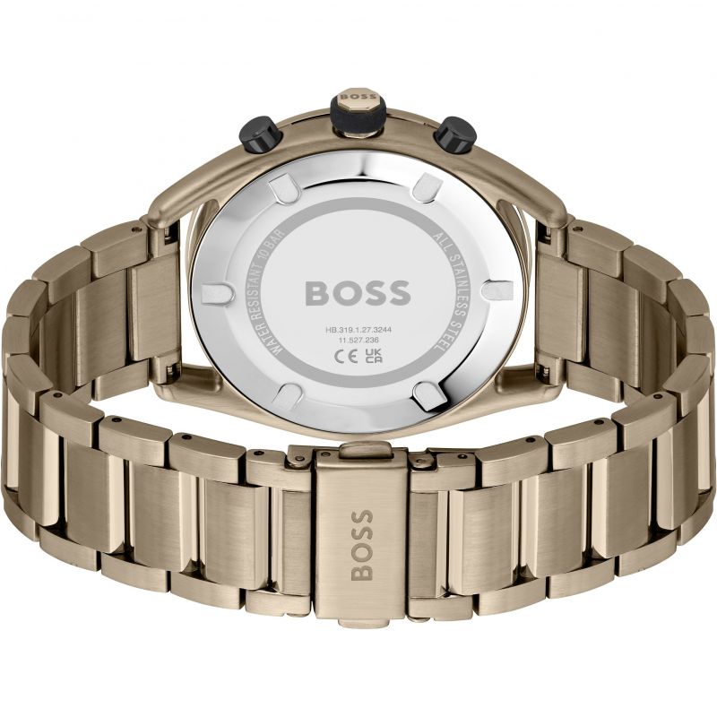 Gents BOSS Centre Court Beige IP Watch