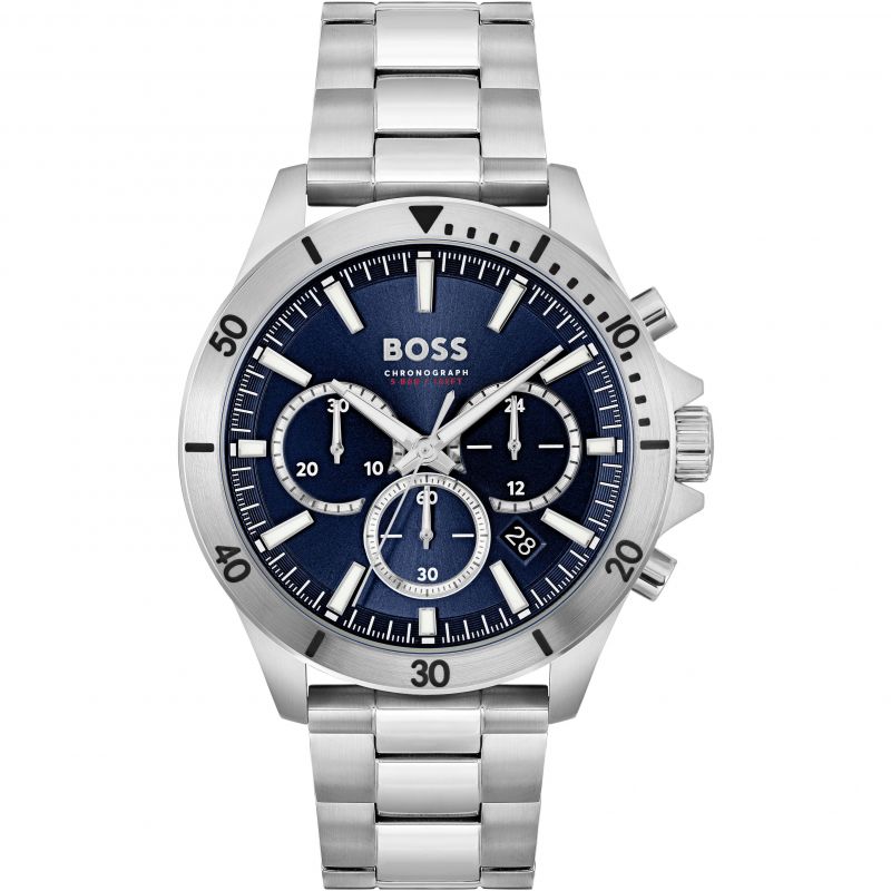 Gents BOSS Troper Stainless Steel Bracelet Watch