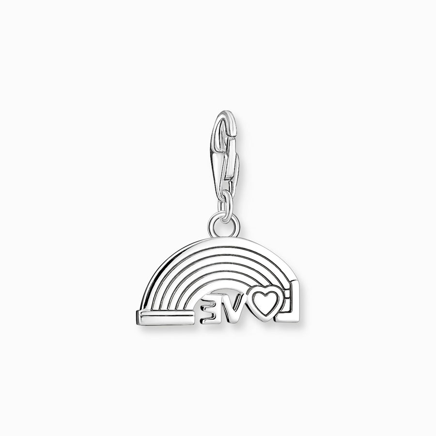 THOMAS SABO Silver Colourful Plane Charm