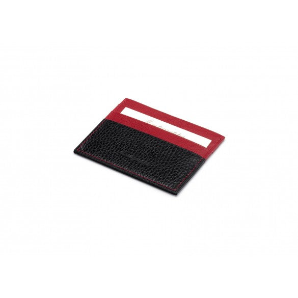 Montegrappa Credit Card Case, Black and Red A.71944.CR
