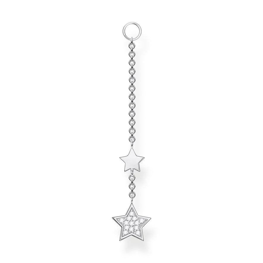 Thomas Sabo Silver Two Star Earring Pendant