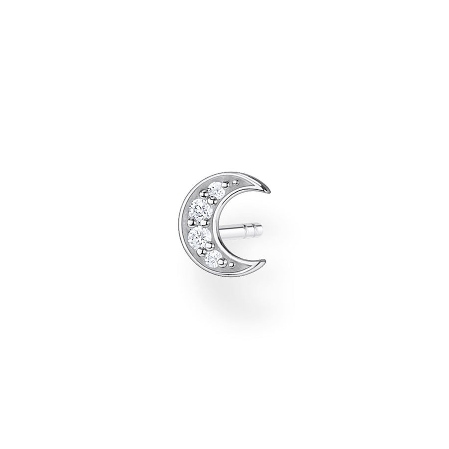 Thomas Sabo Silver Moon Pave Ear Stud