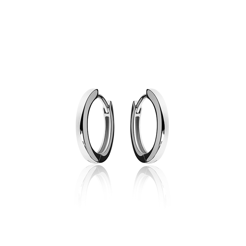 Morgan Banks Silver Hoop Earrings KCG2/18