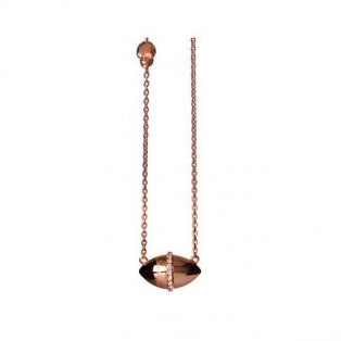 Babette Wasserman Poison Capsule Necklace Rose Gold NS418PG