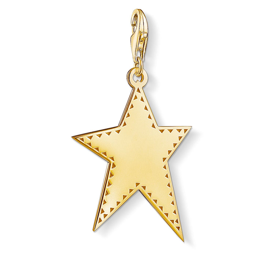 Thomas Sabo Charm pendant “Golden star” Y0040-413-39 925 Sterling silver, plated yellow gold