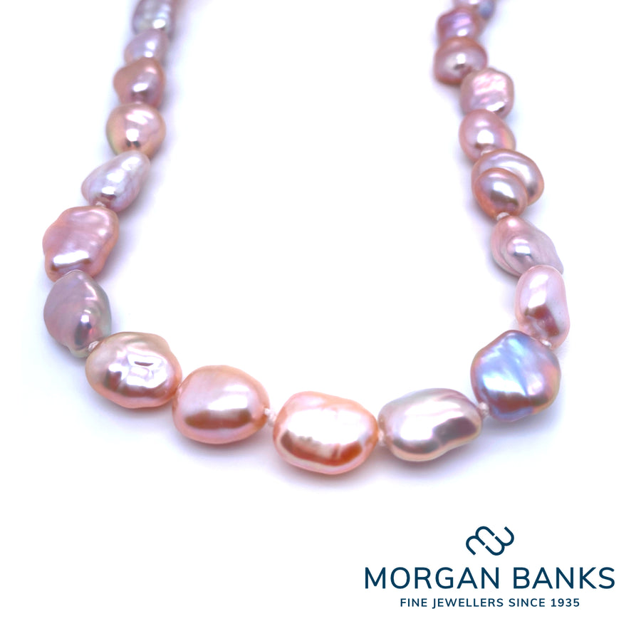 Morgan Banks Single Row Fresh Water Pearl Necklace