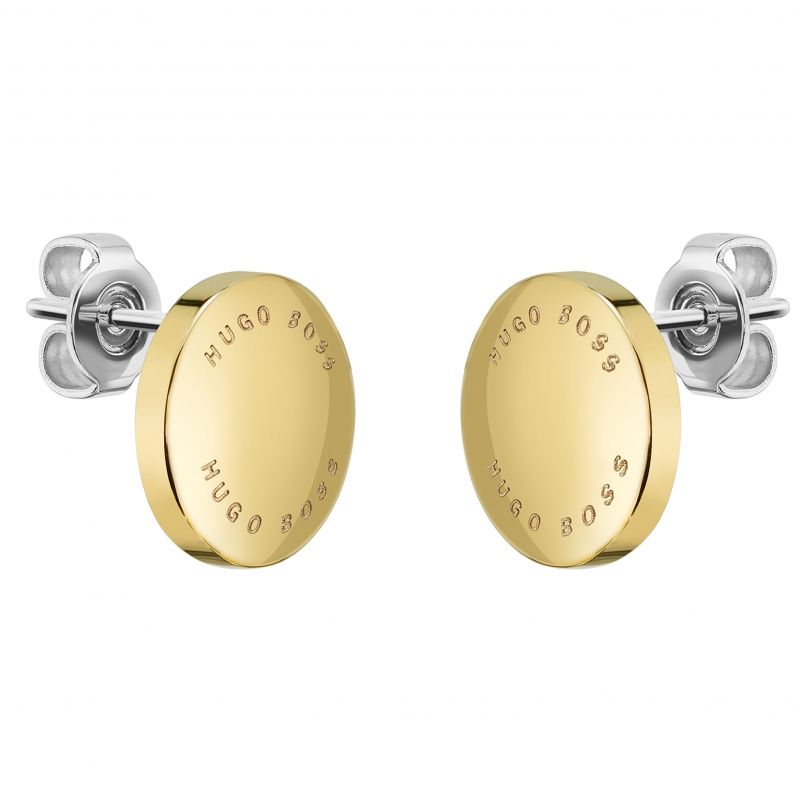 Boss Gold Tone Earrings 1580159