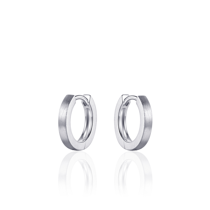 Morgan Banks Silver Hoop Earrings KCG2/18