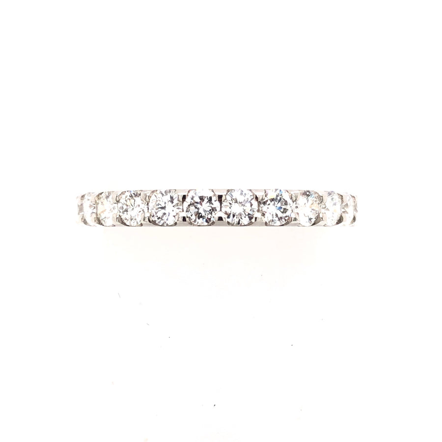 Platinum Diamond Eternity 1/2 Set .75ct Ring M2808