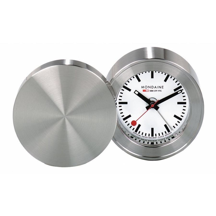 Mondaine TABLE CLOCK travel alarm, 50 mm, MSM.64410