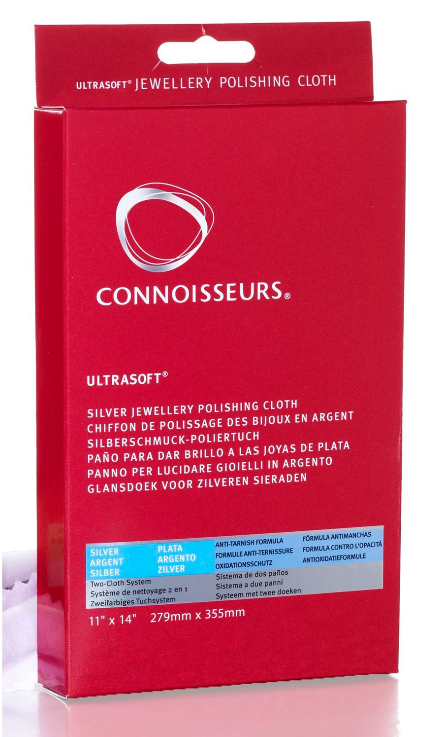 Connoisseurs Silver Jewellery Polishing Cloth