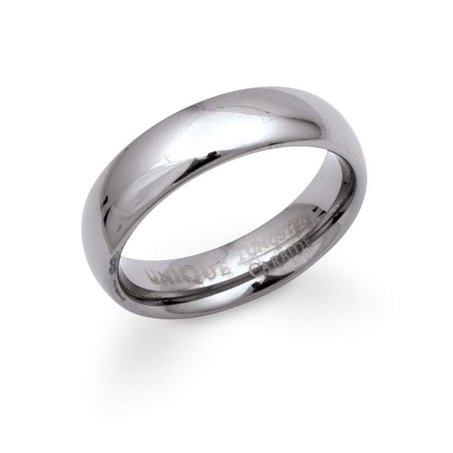 Unique and Co Tungsten Carbide Plain Ring TUR-8